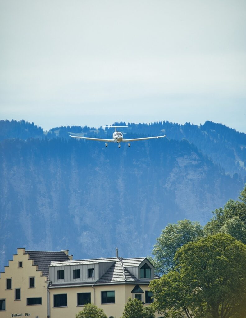 DA40 HB SDF Landung